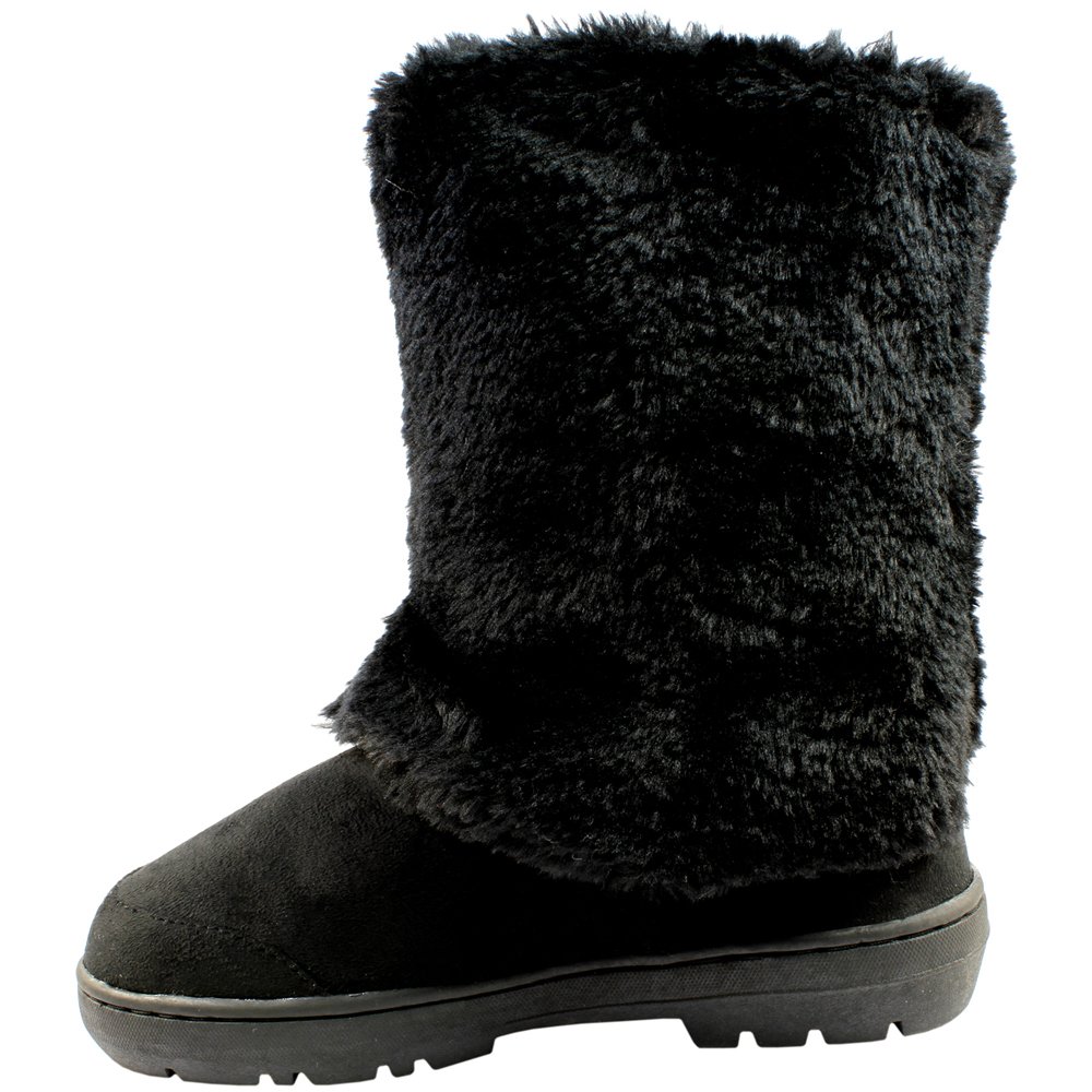 Holly Womens Covered Waterproof Winter Snow Boots - Black - 4-37 - AEA0162