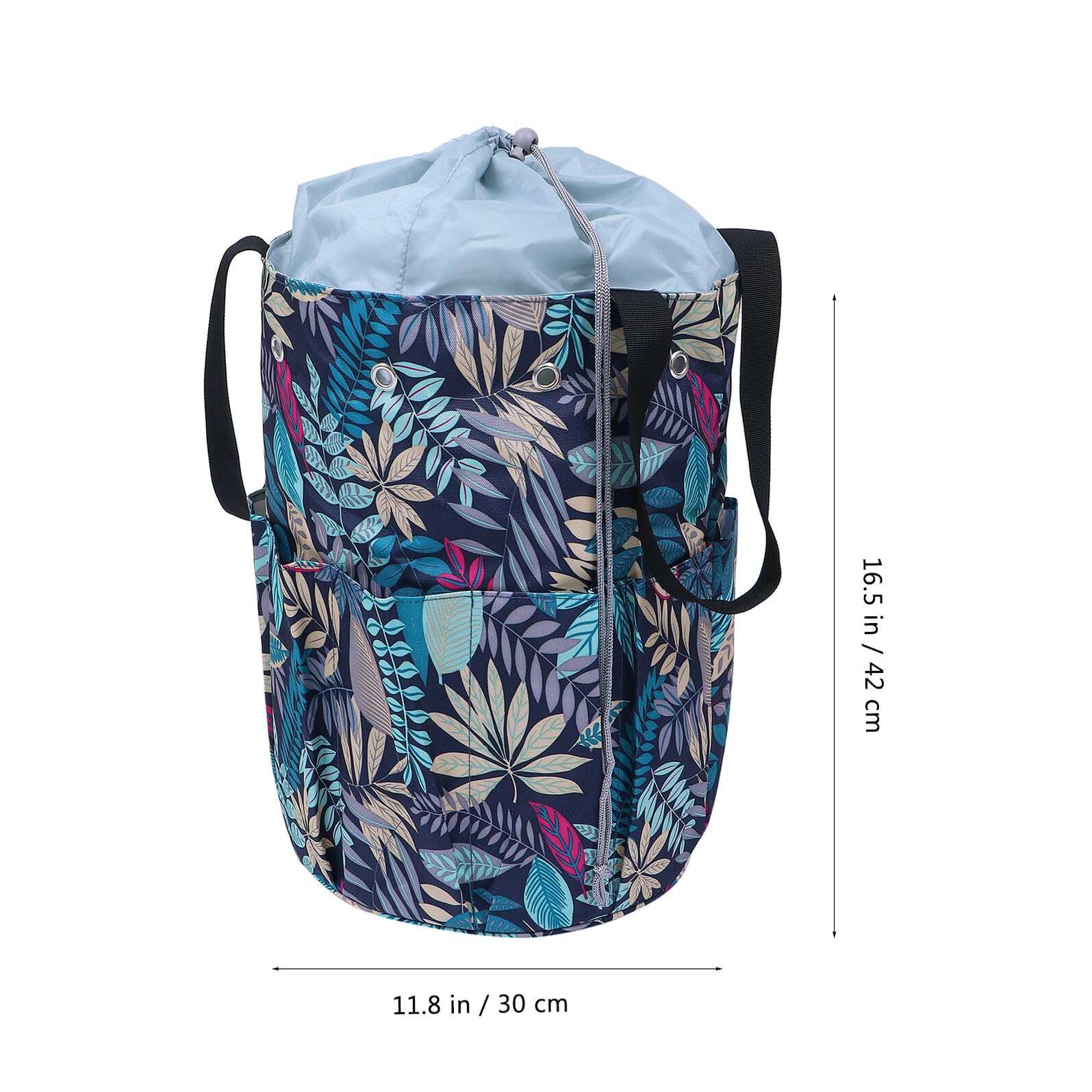 Multifunktionale Oxford Aufbewahrungstasche für Handarbeiten Widerstandsfähige Garn organizer Tasche mit Seitenfach für Häkel Strickzubehör Tragbarer Projekttasche für Garn und