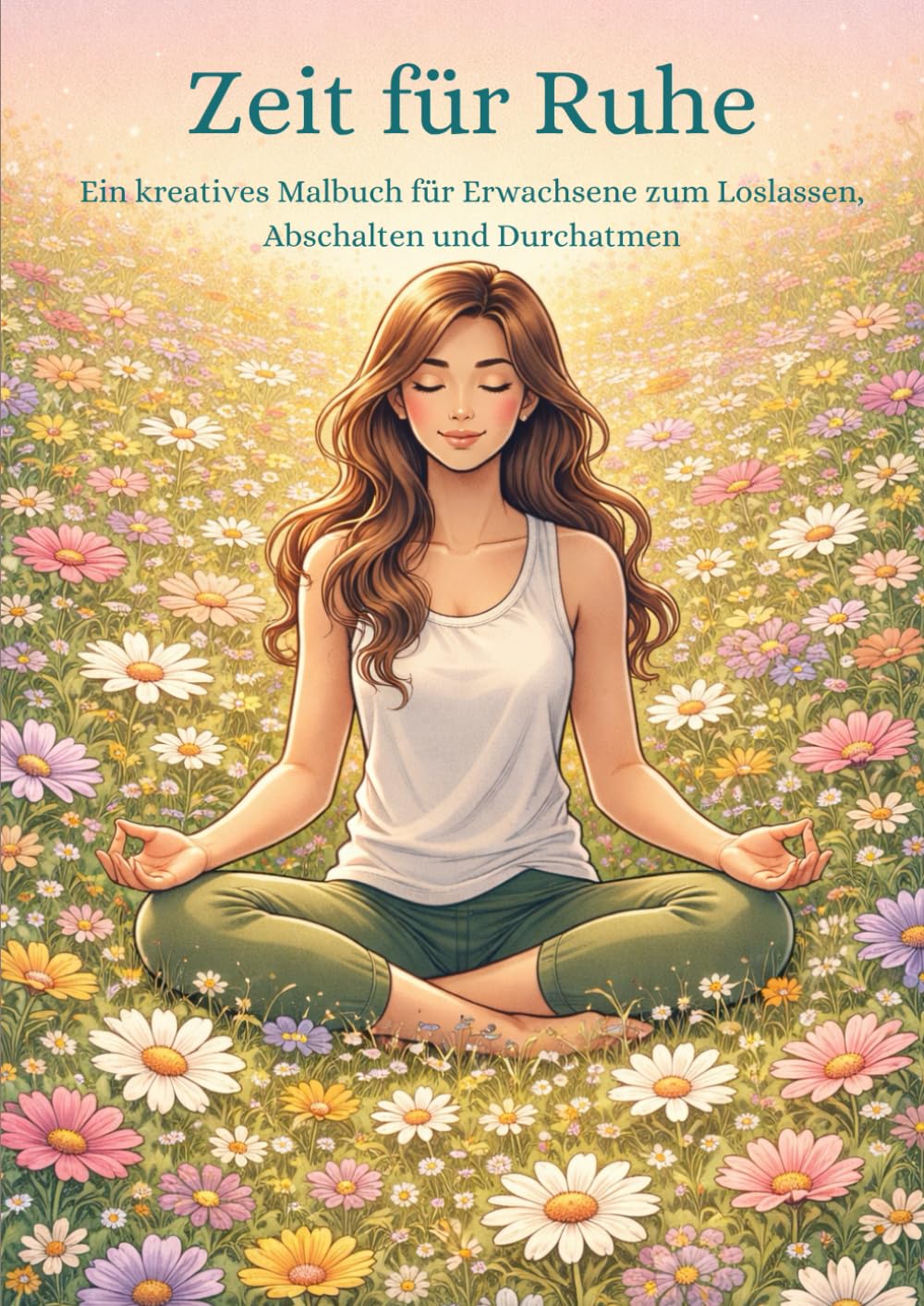 Zeit für Ruhe: Ein kreatives Malbuch für Erwachsene zum Loslassen, Abschalten und Durchatmen