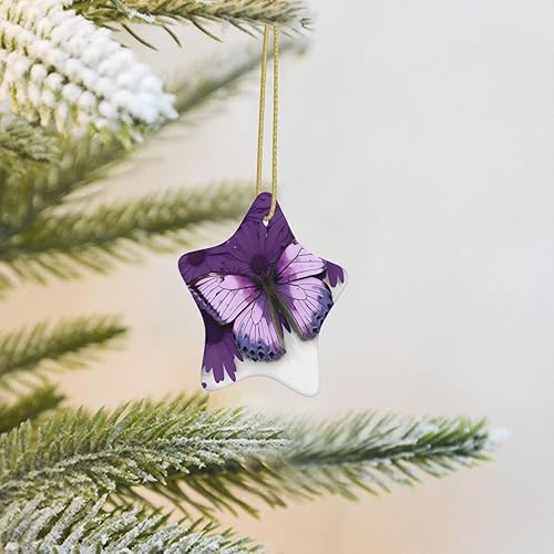 Miniatura 17 de Adornos de árbol de Navidad colgantes retro Cool Camera Collection Adornos de cerámica Estrella Navidad Decoración de porcelana adorno colgante de