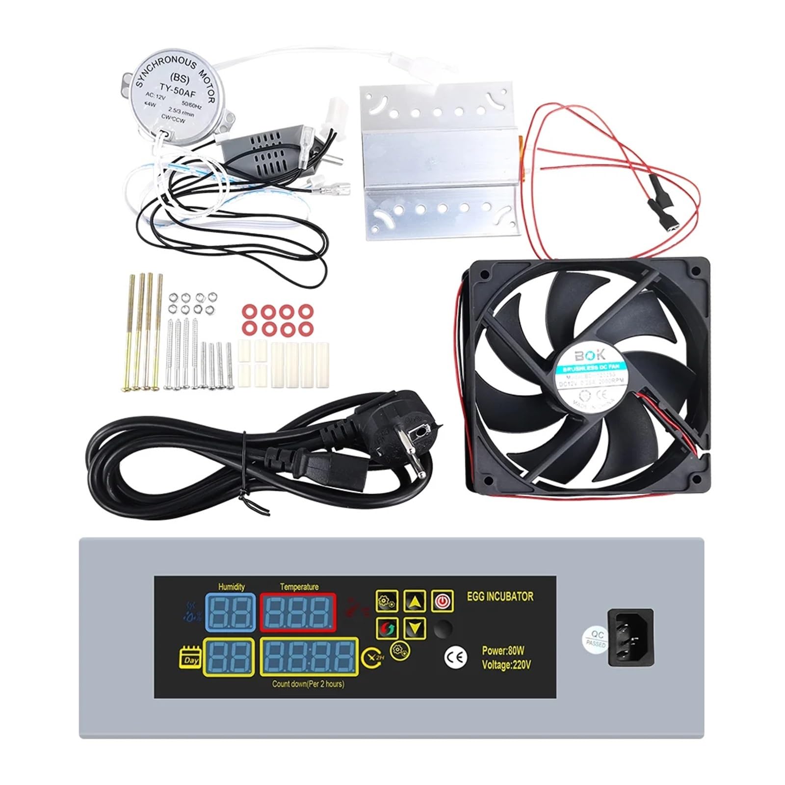 Temperaturregler, HTMC-5 Automatischer Eier-Inkubator DIY Konstanter Mini-Inkubator Zubehör Temperaturregler for Vögel Hühnerente Eier