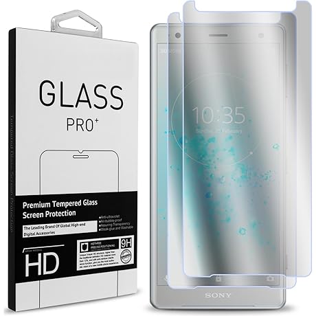 CoverON [2 Piece] Sony Xperia XZ2 Screen Protector - Clear