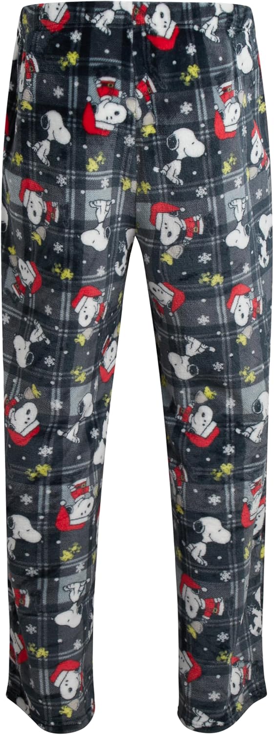 COCO BRANDS Mens Pajama Pants - Peanuts Snoopy Pajamas Breathable Soft Stretch Pajama Bottoms Sleep Pants for Men - Image 6
