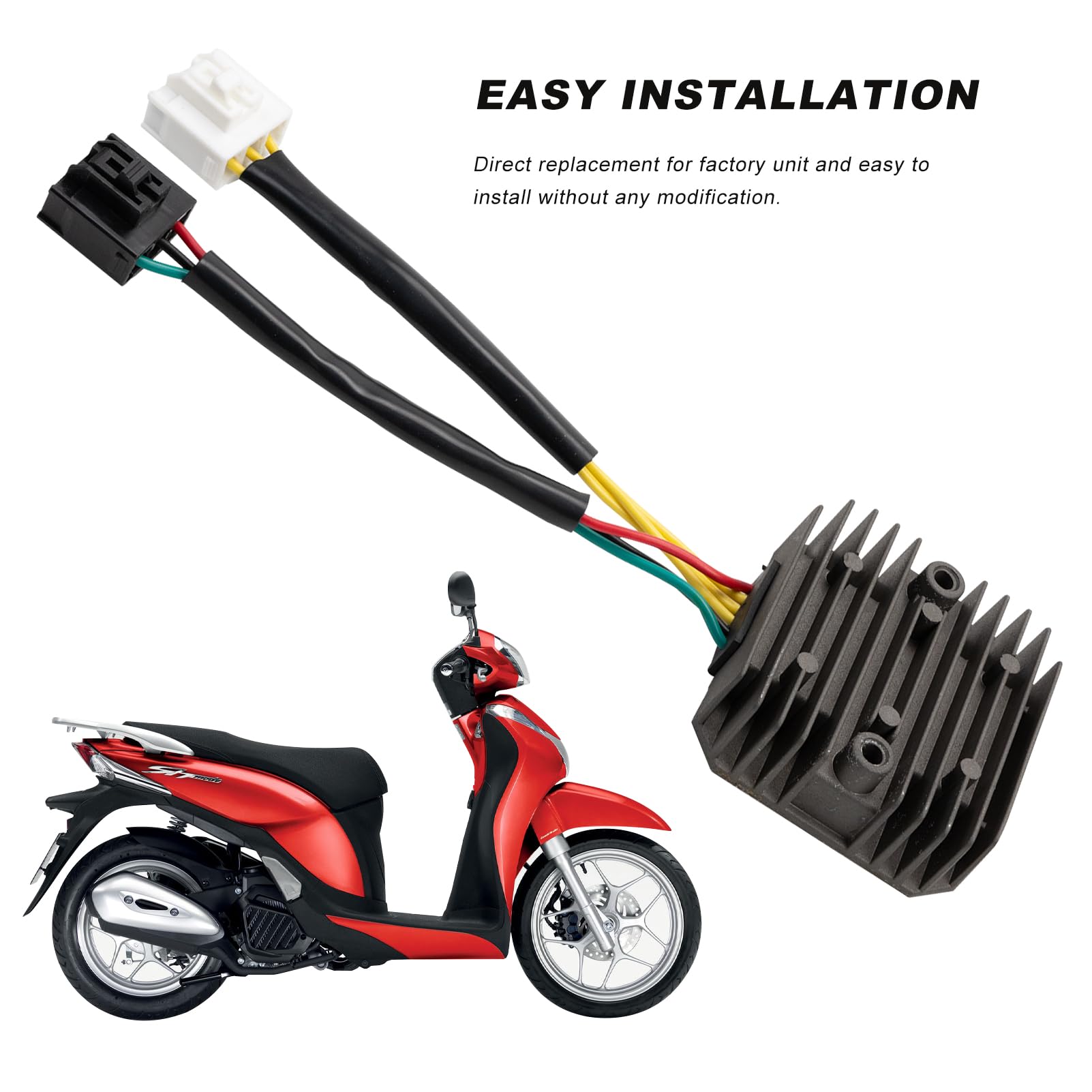 Regolatore di tensione rettificatore per H-N-A SH 125/150 2005-2008, PS 125/150 ie INIEZIONE Regolatore di tensione