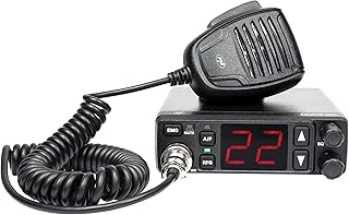 Estação de Rádio PNI Escort HP 5500 CB, multipadrão, 4W, Am-FM, 12V/24V, ASQ, Ganho RF, Entrada de Isqueiro de Cigarros...