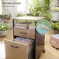 Vista 3 de Extra Capacity Hanging File Folders, 3.15" Reinforced Wheat Straw Expanding Hanging Folder Letter Size, Heavy Duty for Filing Cabinets, File