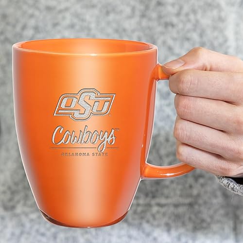 Vista 321 de Rico Industries NCAA - Taza de cerámica con grabado láser, 18 onzas, café y té