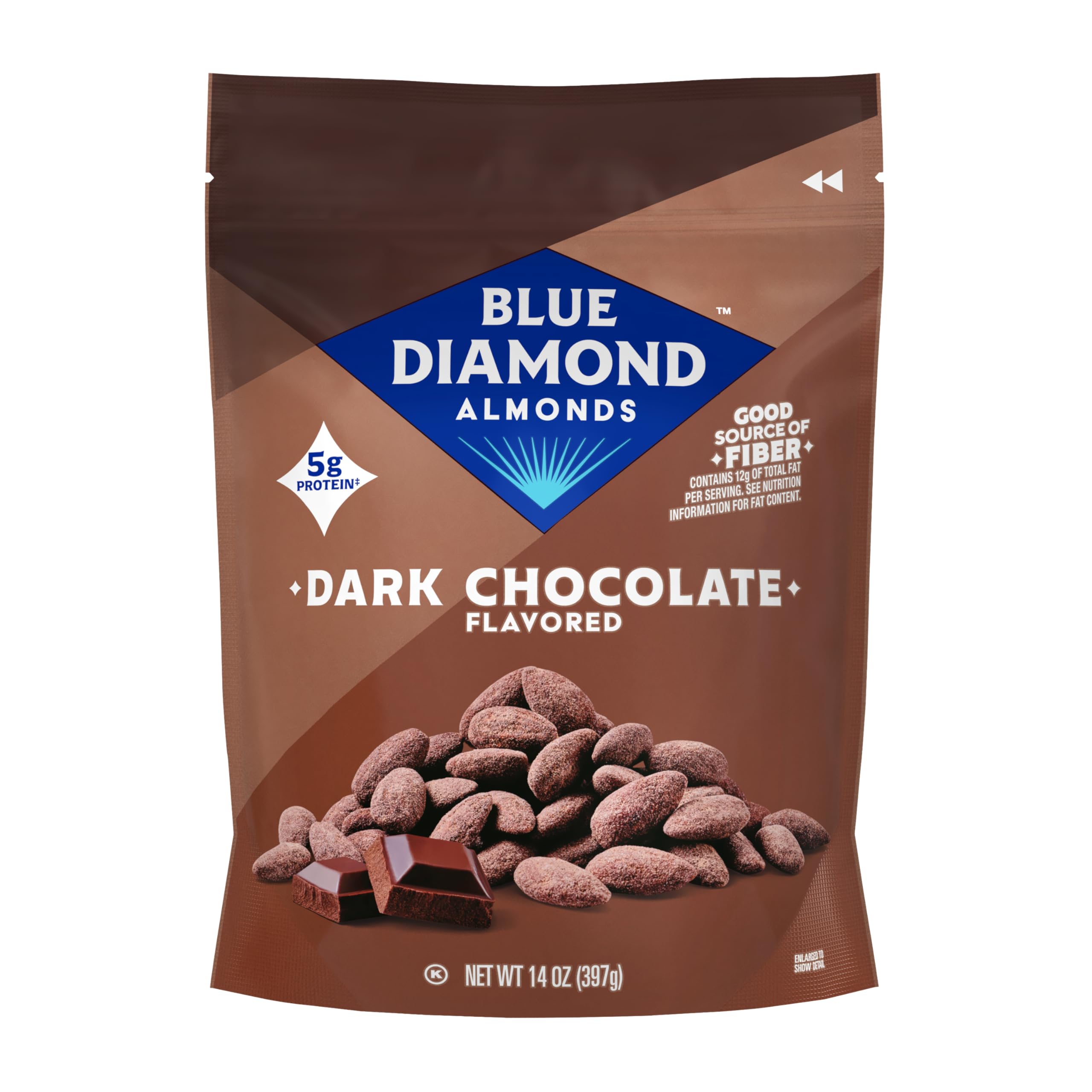 Blue Diamond Almonds Oven Roasted Cocoa Dusted Almonds 14 Ounce product thumbnail 2