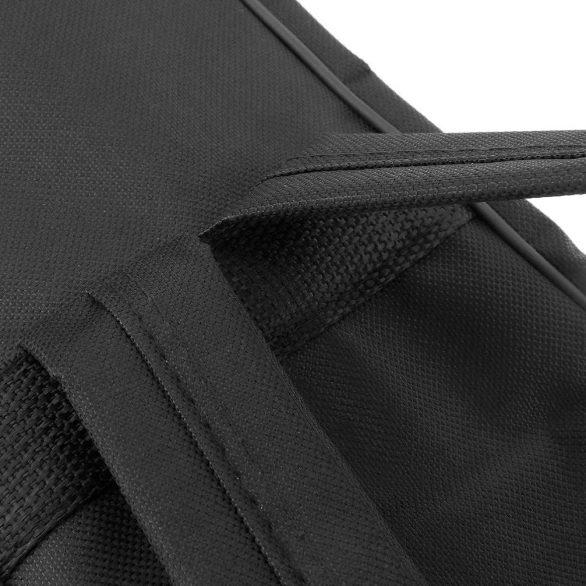 Electric Bass Guitar Bag, 5mm Padding Backpack Gig Bag Electric Bass Case Black Padded Soft Case with Adjustable Straps