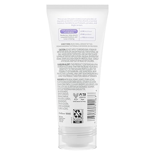 Miniatura 2 de Dove Whole Body Deo - Desodorante invisible en crema sin aluminio, coco y vainilla para control de olores durante 72 horas, 2.5 onzas