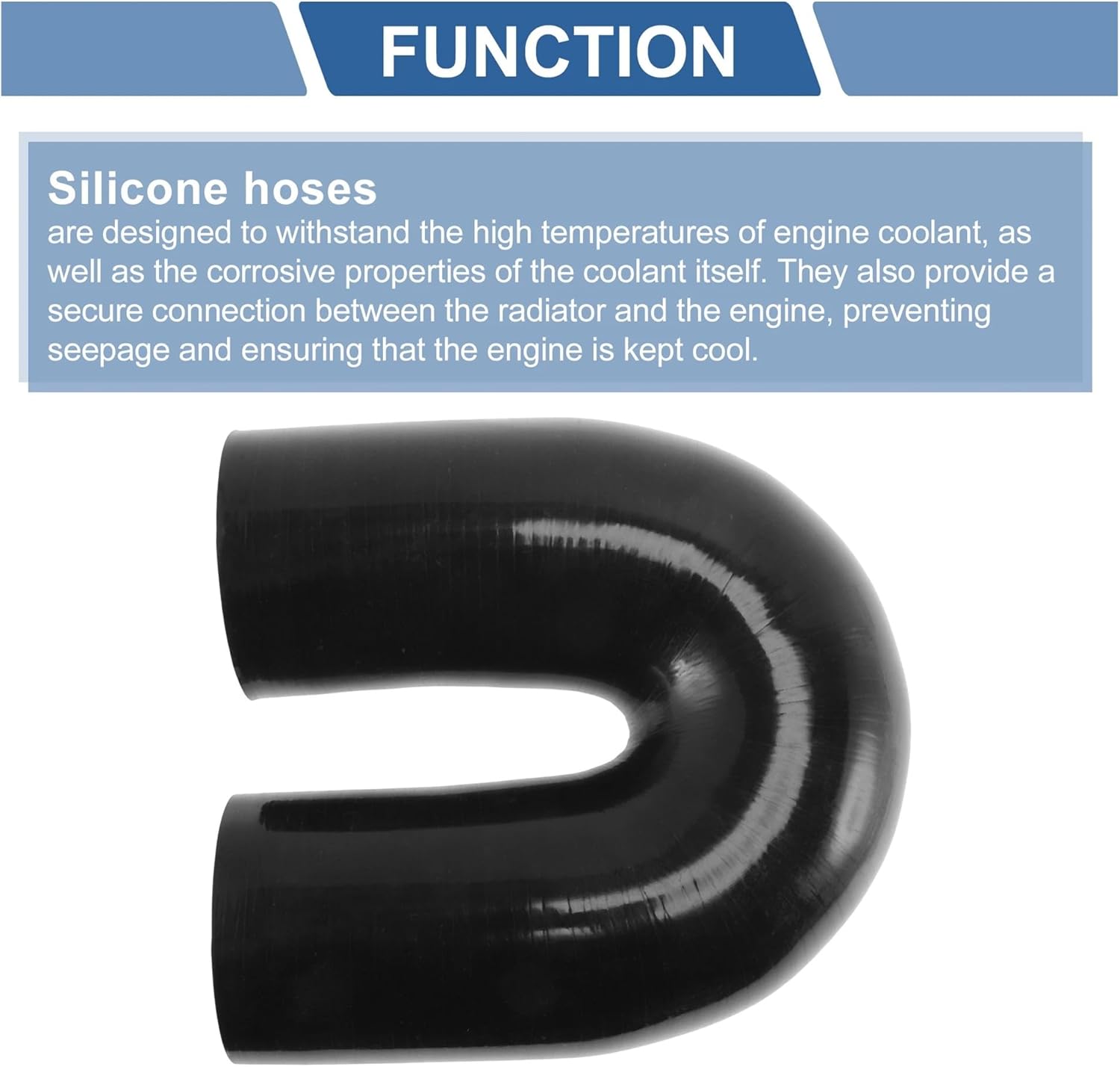 Air Intake Pipe Radiator 130mm-170mm 180 Degree Coupler Silicone Hose 4 Layers of Cloth Intercooler Heater Turbocharger(ID 89-89 Blue 150mm)