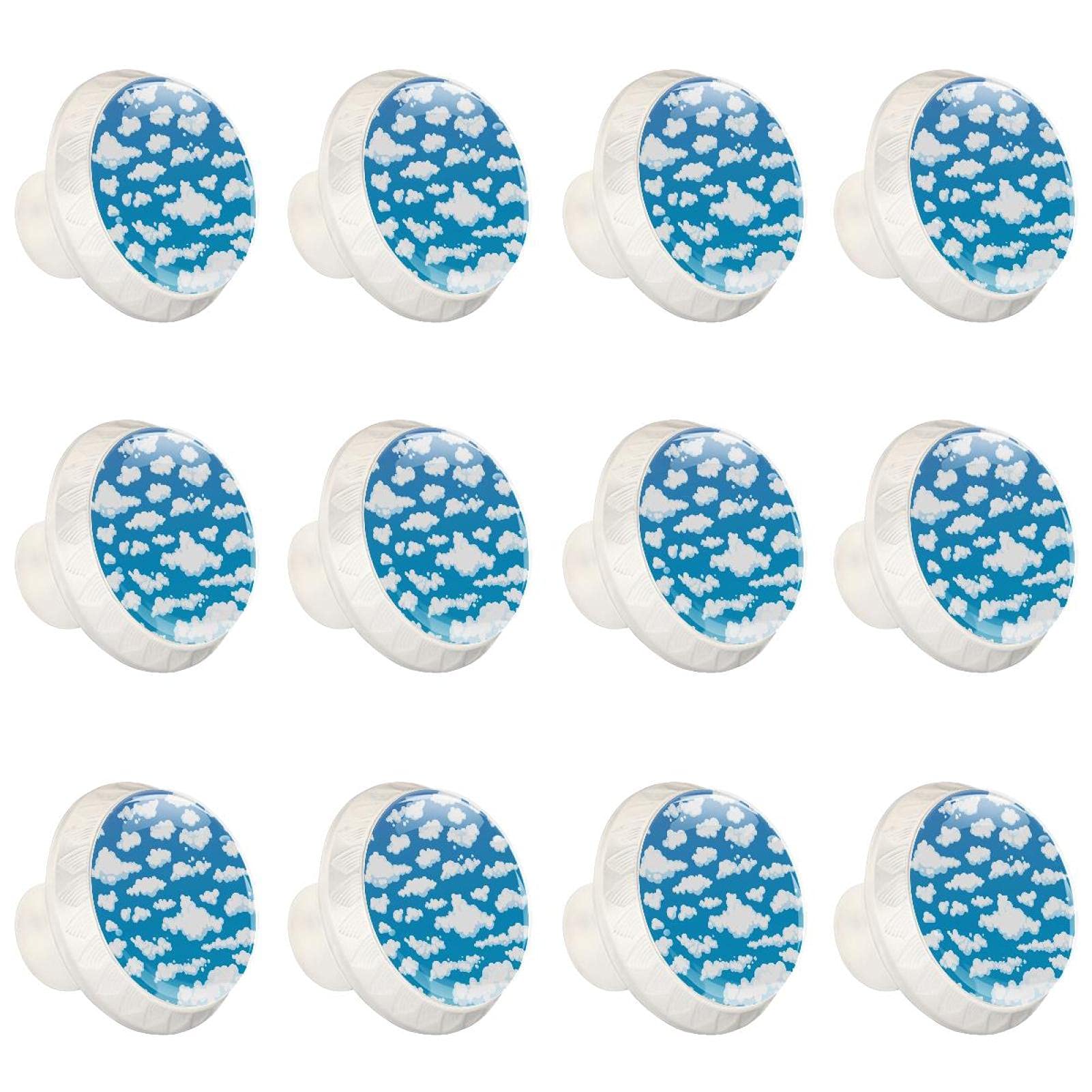 Boutons de meuble nuages pour remplacer poignée tiroir cassée enfant