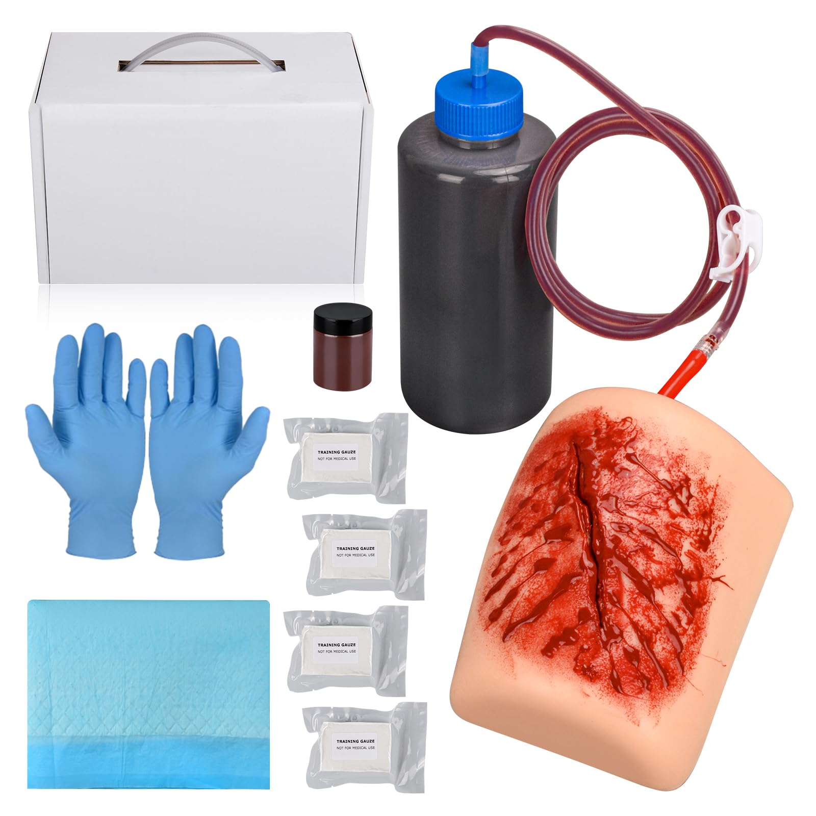 Thigh Wound Packing Trainer Kit, Stop The Bleed Training Kit, Bleed Control Kit for Medical Classes