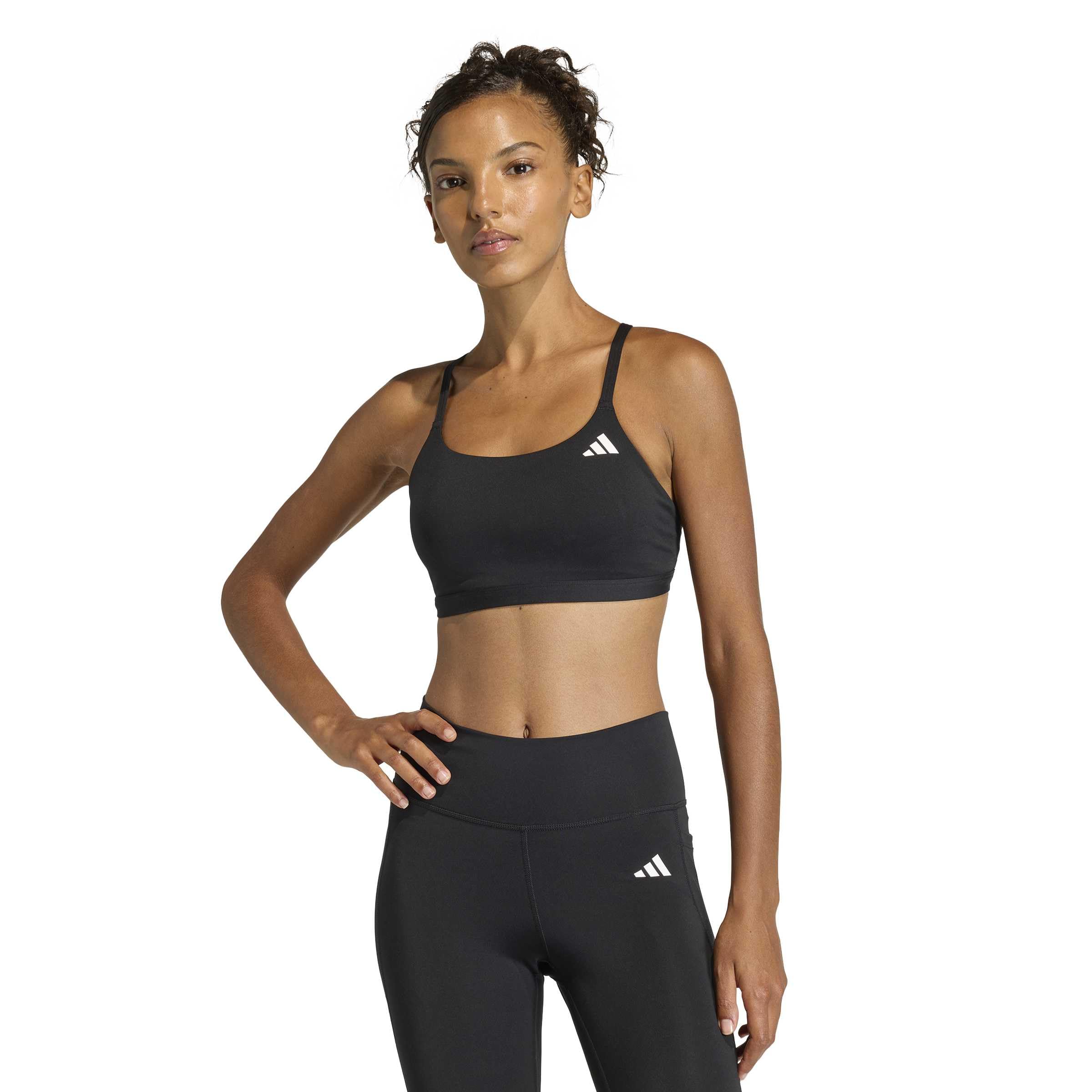 adidas Women Reggiseno Sportivo Optime Essentials Workout Supporto Leggero