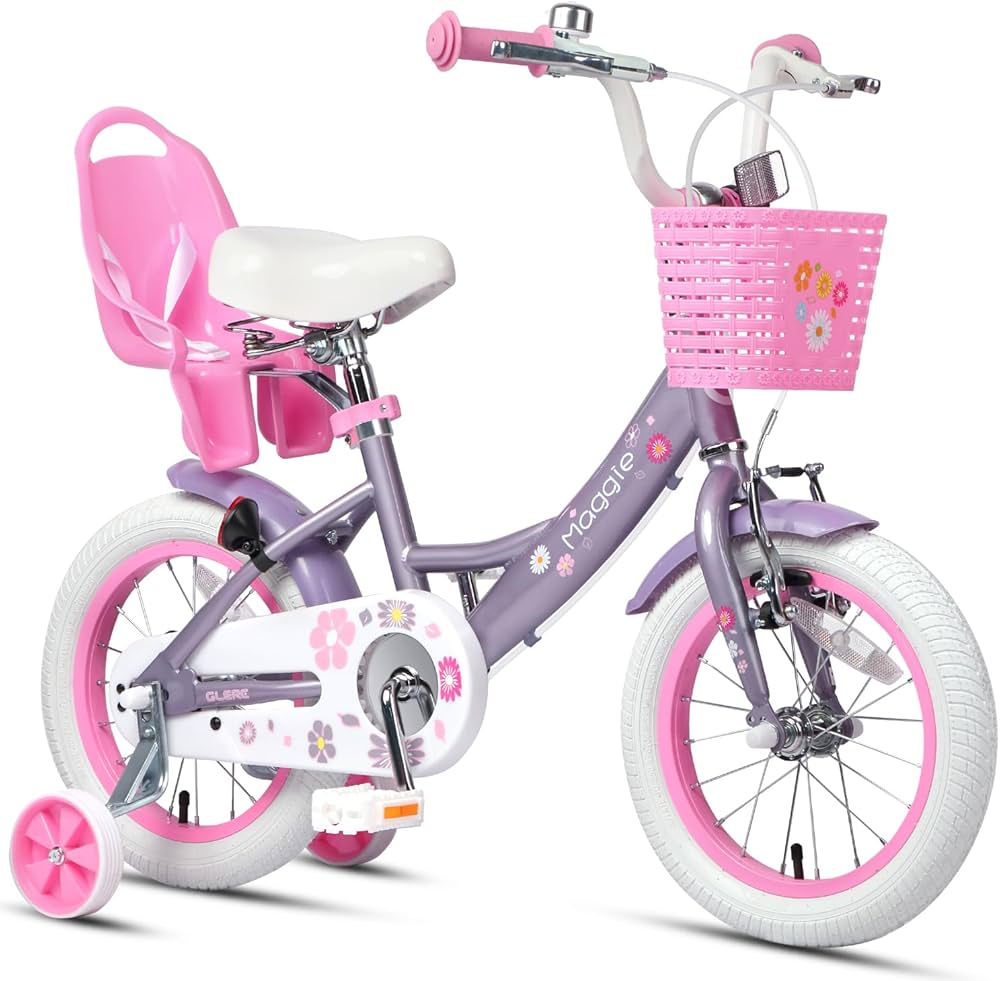Amazon.co.jp: Glerc Maggie 子供用自転車 女の子用 キッズバイク 幼児