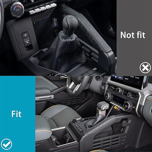 Miniatura 3 de Cubierta de perilla de cambio para Toyota Tundra accesorios 2022 2023 2024, para Tacoma 2024, inserto protector de palanca de cambios, carcasa de