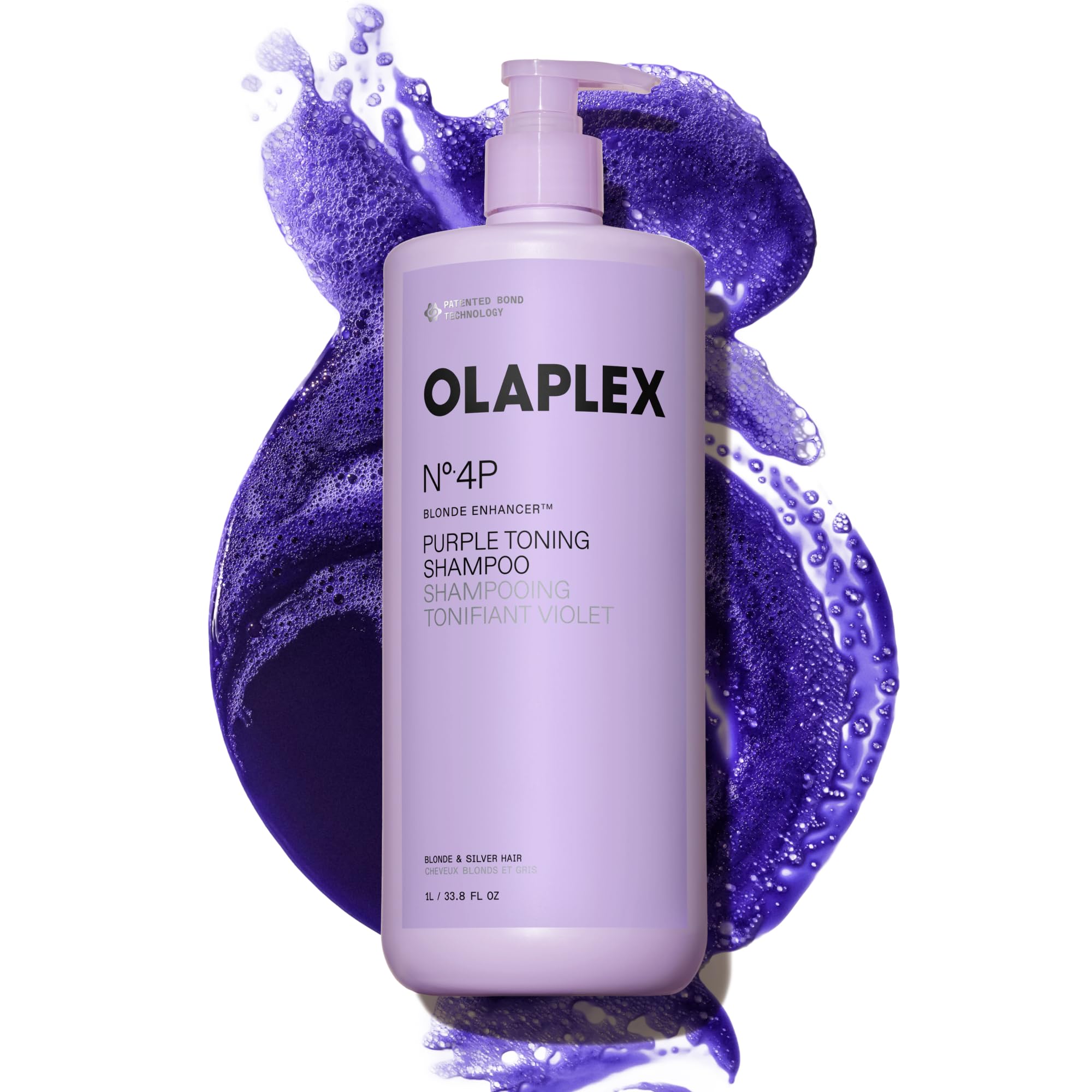 No 4P Blonde Enhacer Toning Shampoo by Olaplex for Unisex - 33.81 oz Shampoo