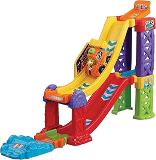 VTech Toot-Toot Drivers 3-in-1 Raceway, Toy Car racing Track for Boys and Girls, Car Tracks for Kids with Lights and Sounds, Musical Toy Race Track for Children Aged 1 to 5 Years, English Version