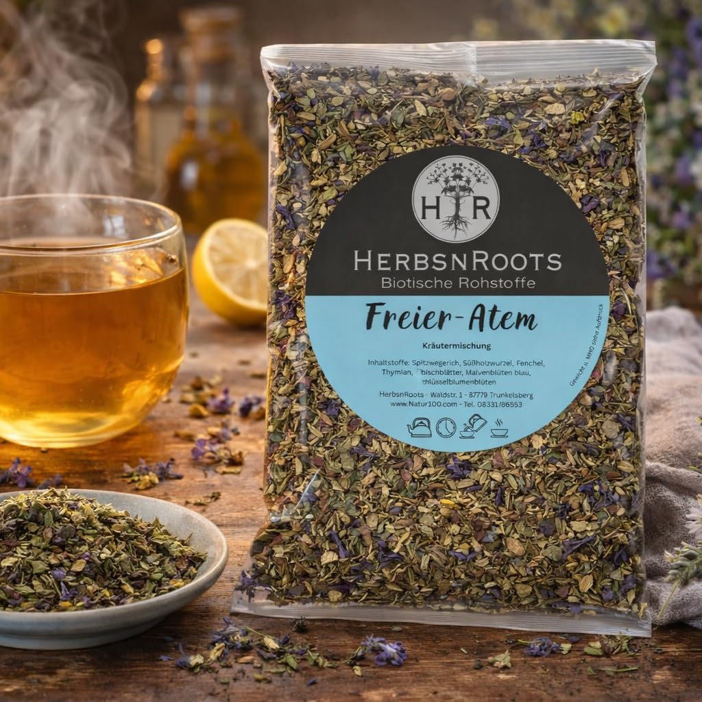 Herbal Tea for Healthy Lungs - “Free Breath” • Cough Tea • Beneficial • Releasing Mucus • Relieving coughing • Relieving Cough • herb Tea Collection • bronchial Tea
