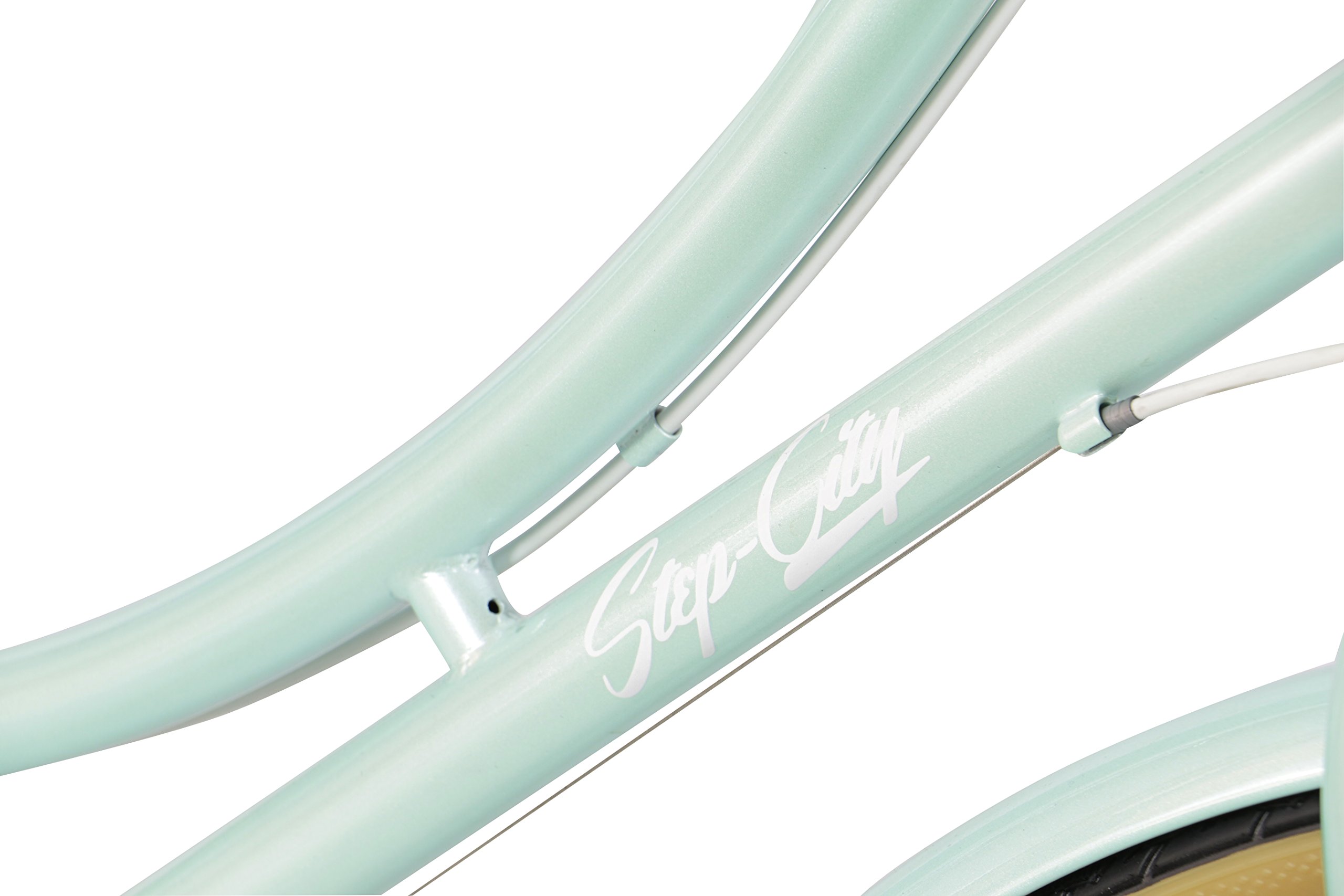 FabricBike Step City Damenfahrrad Amsterdam 28 Zoll Komfort Bike 7 Gang Hollandrad im Retro-Design