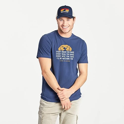 Miniatura 2 de La vida es buena. Camiseta para hombre Crusher I'll Be Watching You, gris