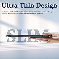 Vista 6 de Miimall Funda transparente compatible con Samsung Galaxy Tab S9, funda ultrafina de TPU suave, cobertura completa, cojín de aire de esquina a prueba