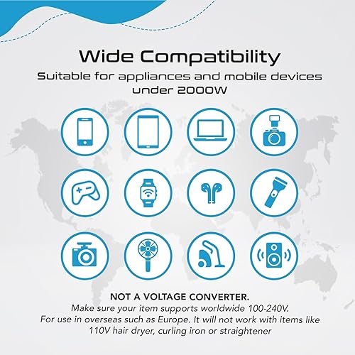 Vista 31 de Adaptador de conexión universal a tierra Ceptics EE. UU./Japón - tipo B