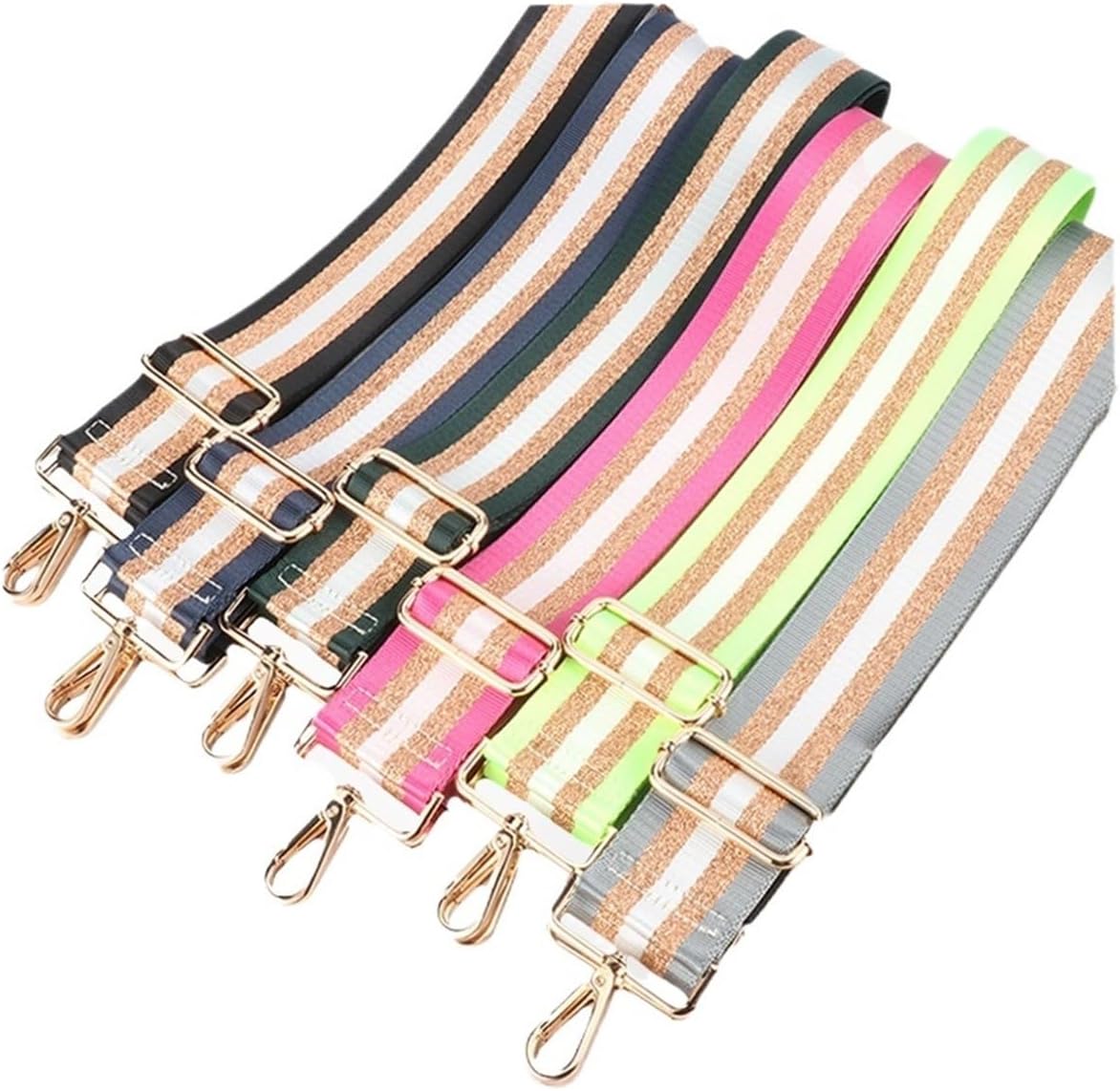 Bags Strap Handbag Shoulder Strap Bag Strap Wide 5CM Adjustable Single Bag Strap Thickened Removable Bag Belt Wide Shoulder Strap (Color : KE43-P1, Size : Bright Silver Buckle) (Ke43 a14)