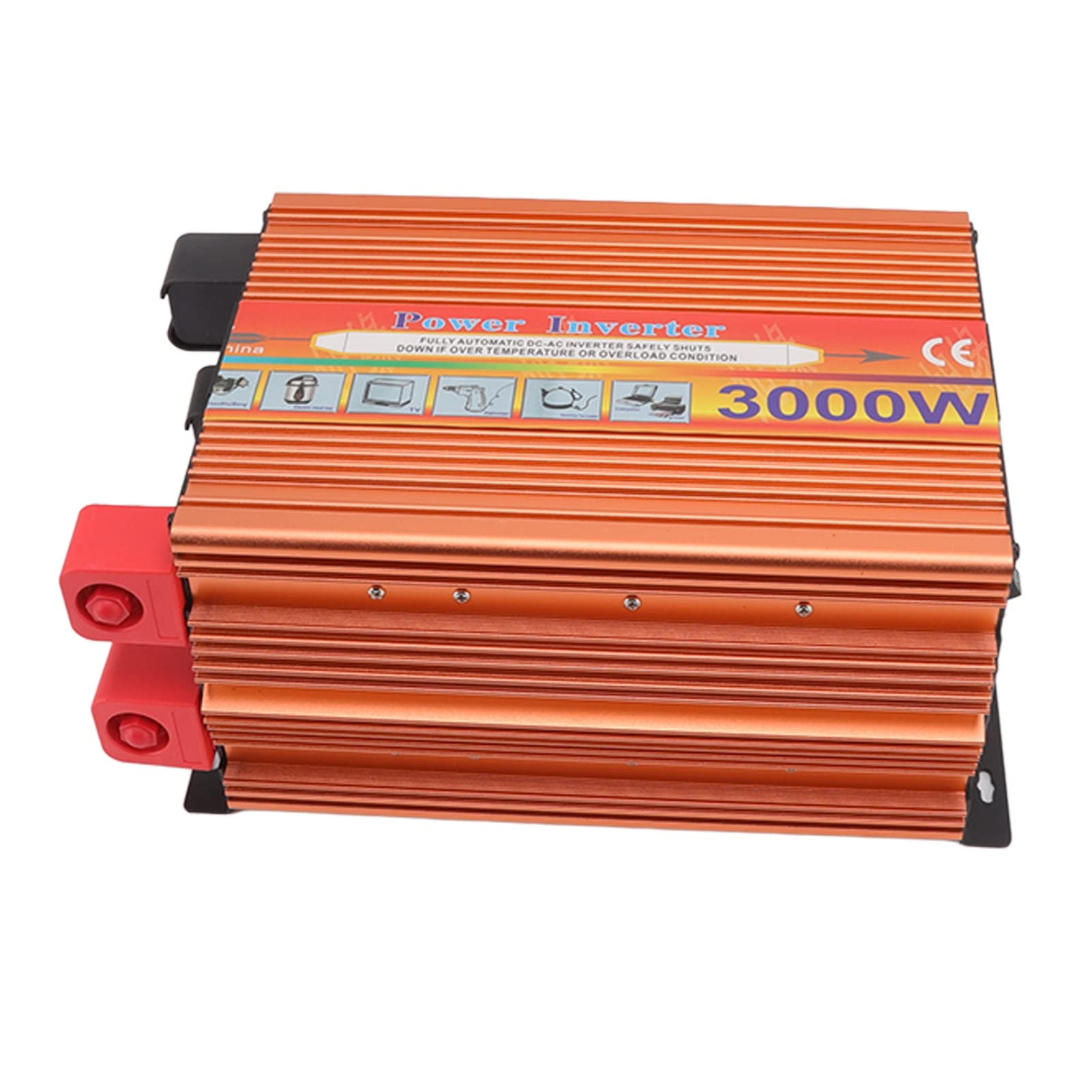 Onduleur UPS Portable 3000W 12V CC à 220V CA, Convertisseur