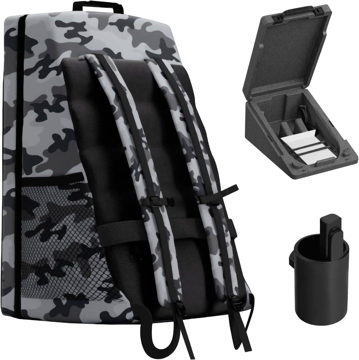 Starlink Case Gen 2, Starlink Bag Hard Travel Case Backpack Mount Dish Kit for Standard Actuated V2 Protective, Lightweight, Waterproof, Airtight