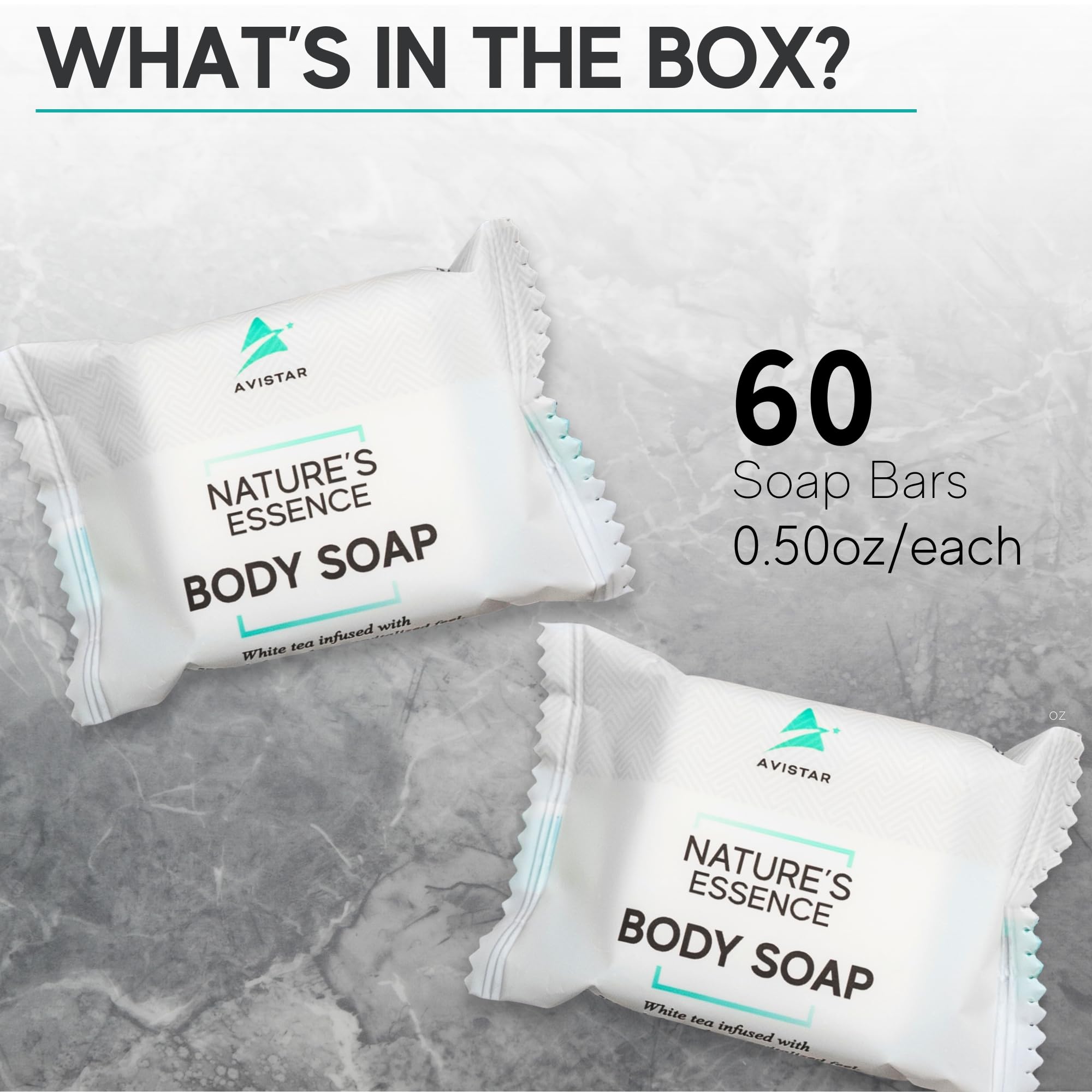 Nature's Essence Individually Wrapped Mini Bar Soap