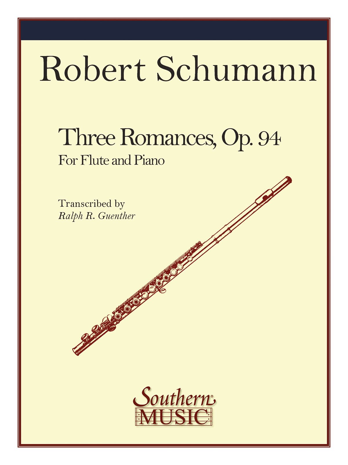 Southern Music Company Three Romances: Flute