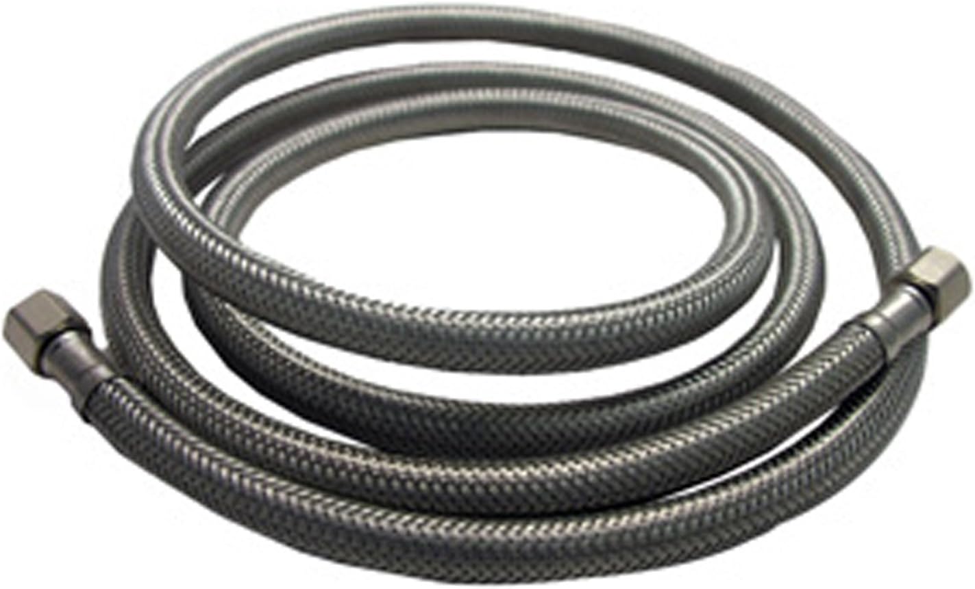 LASCO 100950 Ice Maker Water Supply Line, Braided