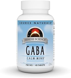 Source Naturals Serene Science GABA, for a Calm Mind, 750mg - 45 Tablets