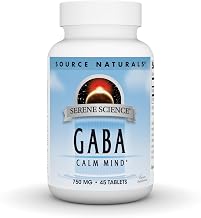 Source Naturals Serene Science GABA, for a Calm Mind, 750mg - 45 Tablets