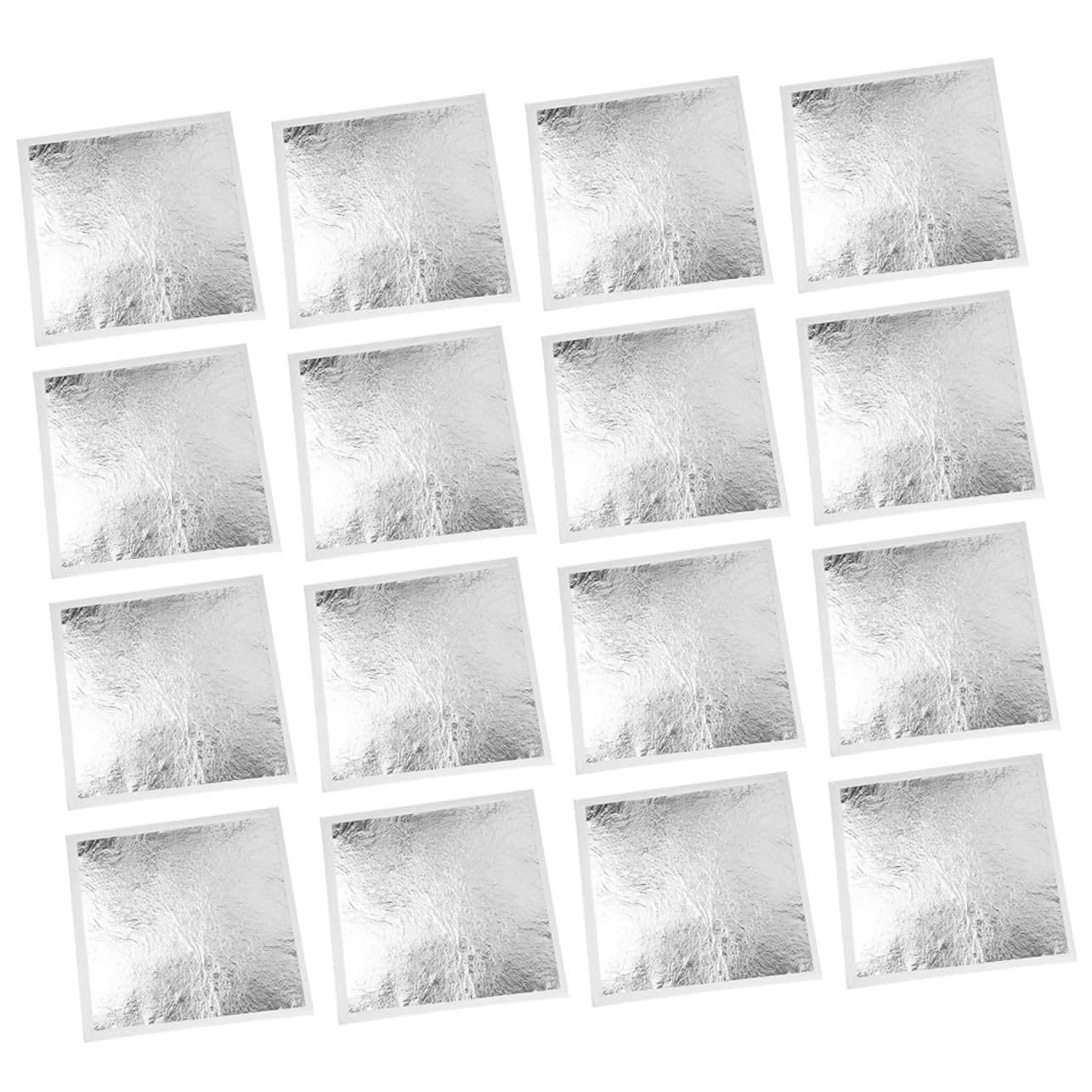 HAPINARY Sheets 200pcs Gilding Foil Leaf Sheets Alternative Square Shape Durable