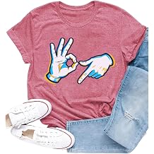 67 Shirts for Women & Teens Six Seven Hand Gesture T-Shirt Casual Fasion Tee Tops