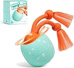 Cheerble Interactive Dog Toys, Wicked Ball Rolly, Motion Activated Dog Stimulation Toy with Rope & Barks Sound, 3 Mode Automatic Rolling Ball, E-TPU Material, Rechargeable for Small to Large Dogs