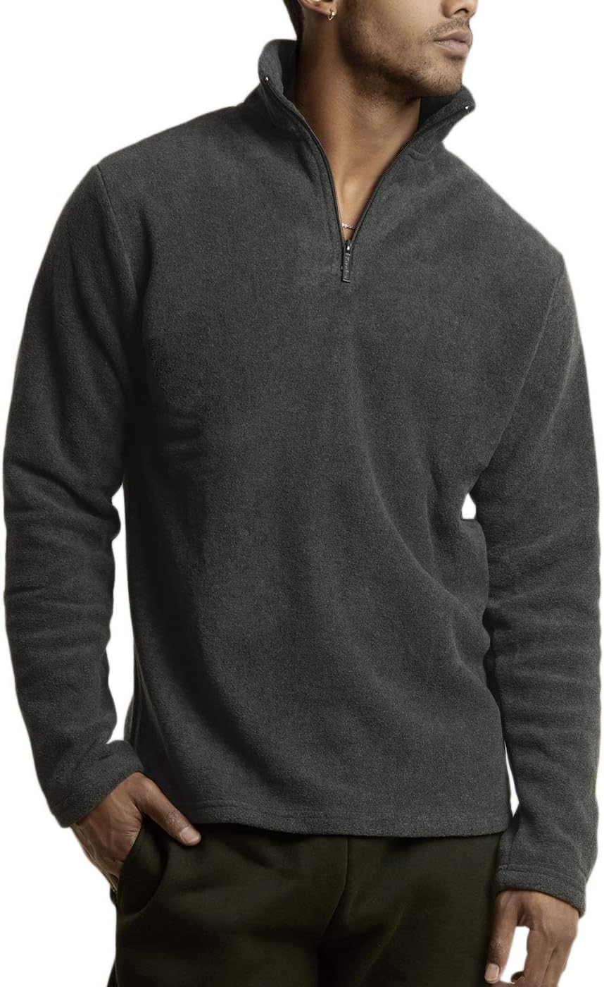Knocker Men's Polar Fleece Quarter Zip Pullover - Image 3