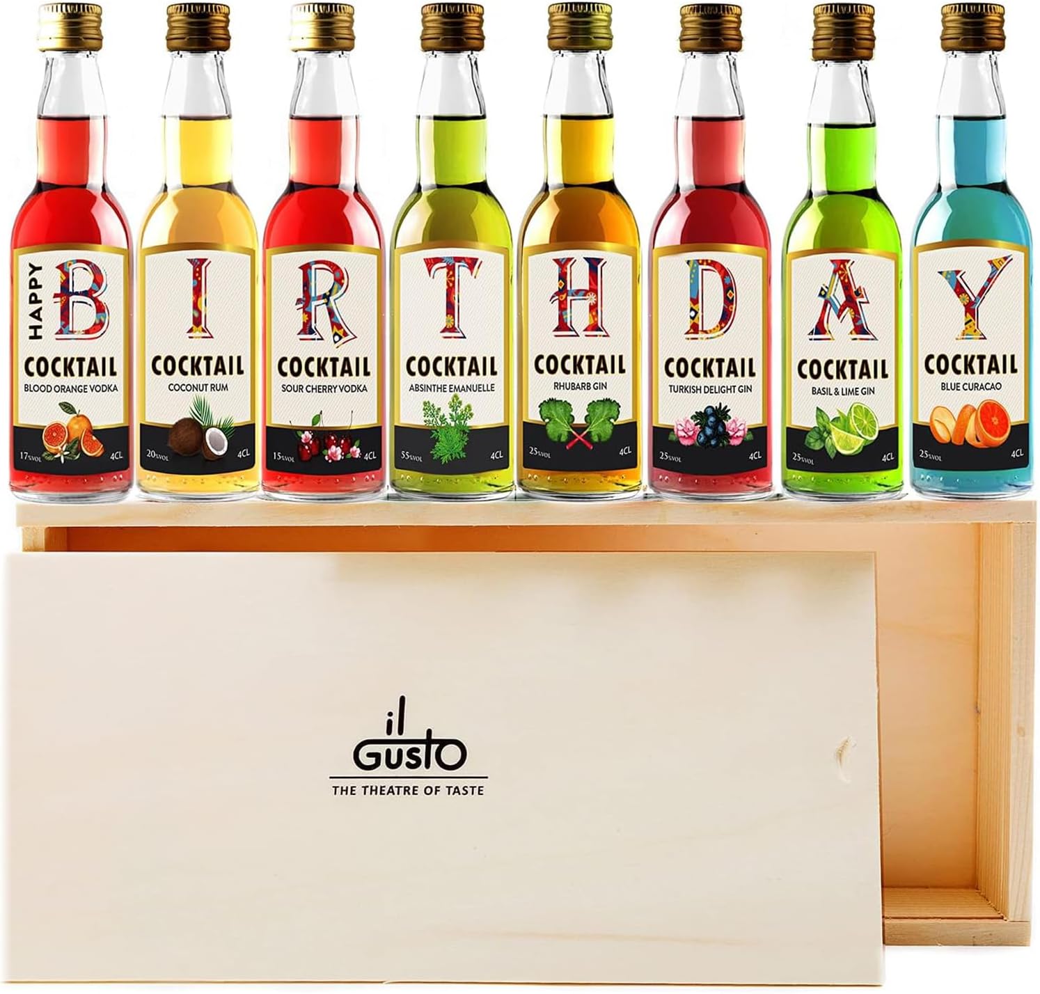 Birthday Gift | Cocktail Tasting Gift Set 40 ml (Pack of 8) Alc: 40%…