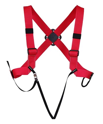 ALP DESIGN Bunny - Arnés Unisex para Adulto, Rojo/Negro, Uni