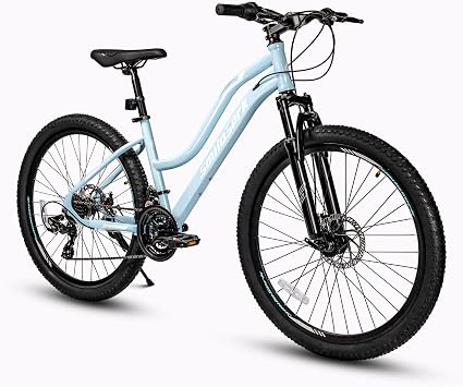 24/26" Womens Mountain Bike for Adults, Low-Step Frame