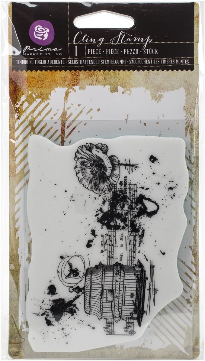 Prima Marketing 580148 Cling Stamp 3.5"X5" -Romanticism