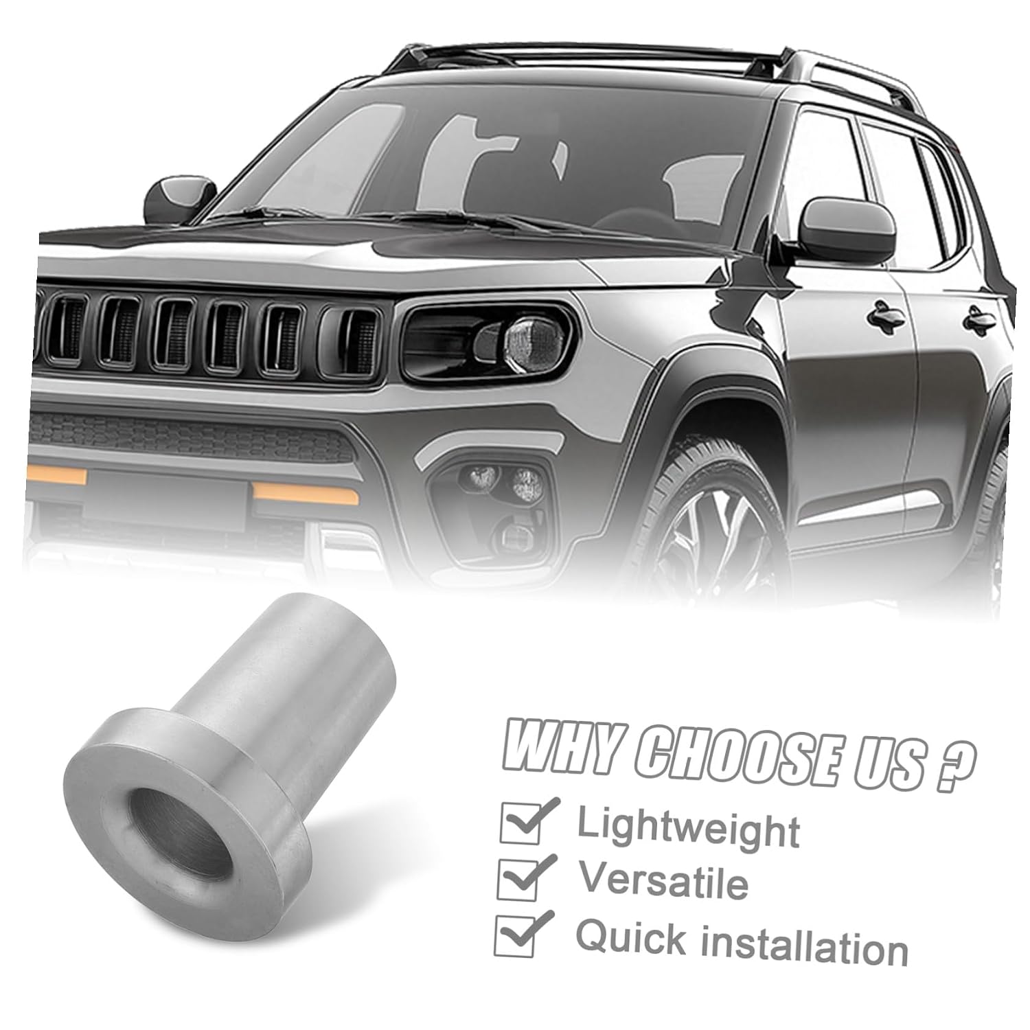 GLEAVI Tandem Trailer Axle Positioning Tool Metal Trailer Pin Stop Device Easy to Use Slider Stopper for Various Trailer Types Enhances Safety and Efficiency