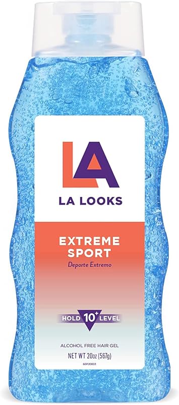 L.A.Looks Sport X-Treme Hold Level 10+ Hold Hair Gel - 20 Oz