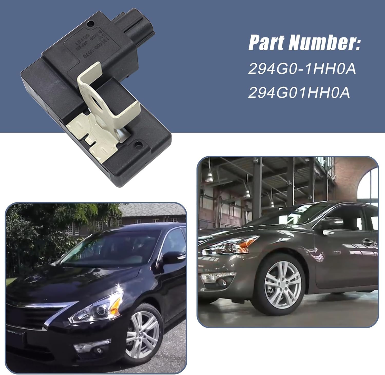 XQSMWF 294G0-1HH0A Battery Current Sensor Compatible with Nissan Altima Leaf Murano Pathfinder Quest Versa 2011-2019 Fit for Infiniti QX60 2014-2016, Replace 294G01HH0A