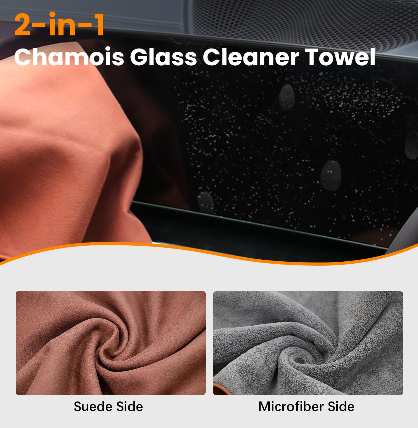 Chiffon Microfibre Pour Voiture – Ultra-absorbant, Double Face, 60x90 Cm – Pour Séchage, Polissage, Intérieur Et Extérieur
