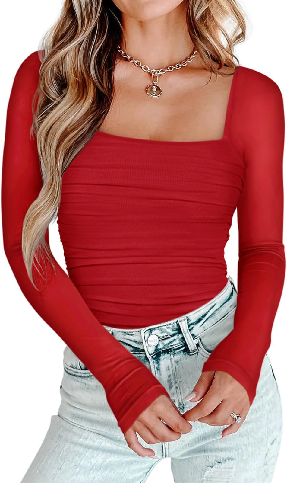 adidas red bodysuit long sleeve