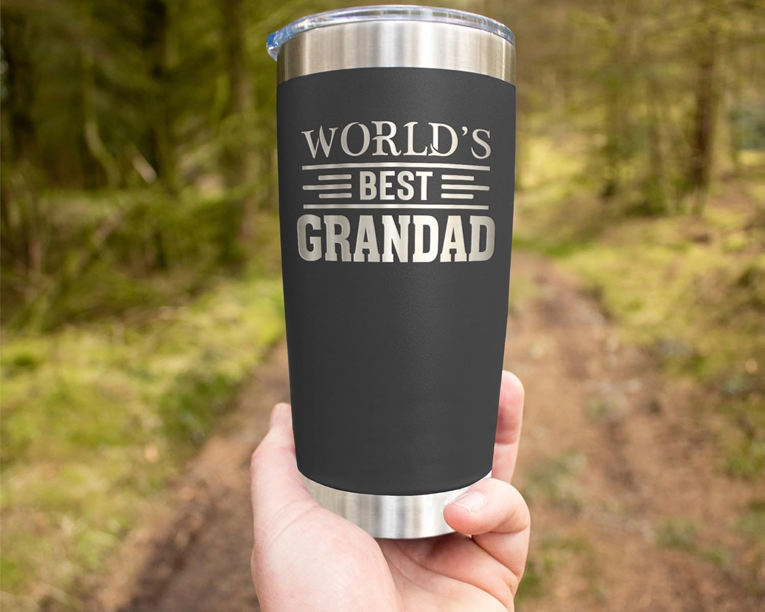 World's Best Grandad Stainless Steel Travel Tumbler 20Oz - Best Grandad Tumbler 20oz - Father's Day Gift - Birthday Gift For Dads - Grandad Coffee Mug - Image 3
