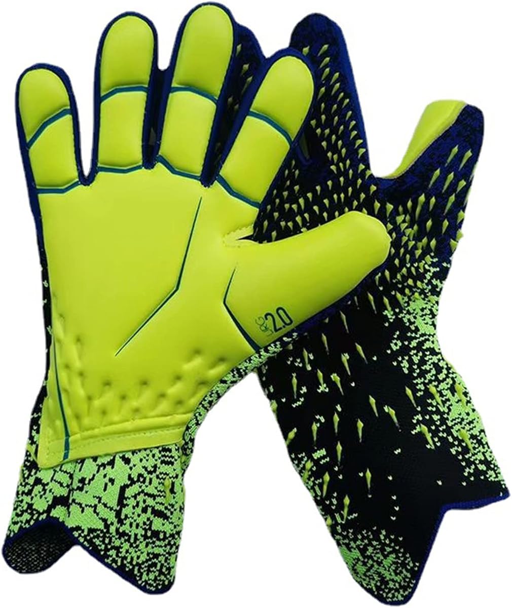 Soccer Goalkeeper Gloves Goalie Training Gloves Strong Grip Anti-slip and Breathable for Adults and Children